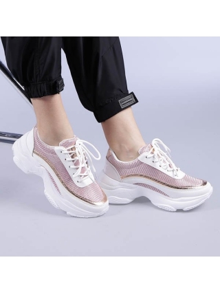 Γυναικεία Αθλητικά Παπούτσια, Γυναικεία αθλητικά παπούτσια Taylor ροζ - Kalapod.gr